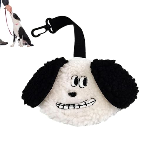 Vibhgtf Kotbeutelhalter, Hundekotbeutelhalter | Niedlicher Hundebeutelhalter mit Reißverschluss | Multifunktionale Hundekottasche | Hundekotbeutel von Vibhgtf