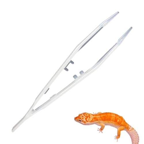 Vibhgtf Reptilien-Pinzette, leuchtet im Dunkeln, lange Pinzette, Feederwerkzeug, rutschfeste Fütterungszange für Schlangen, Eidechsen, , Spinne und mehr von Vibhgtf