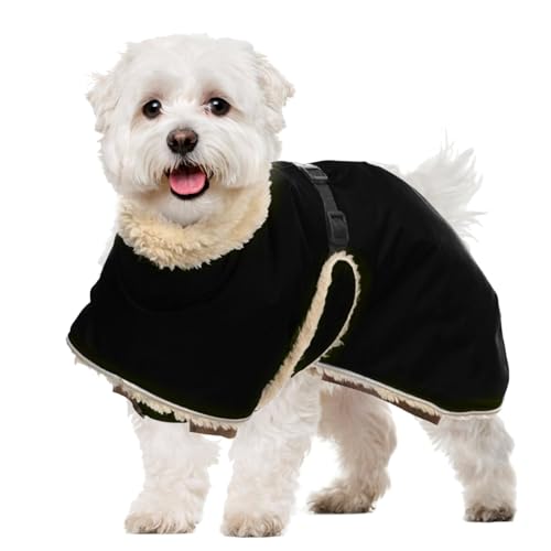 Winterjacke für Hunde - wasserdichte Jacke für Schnee für kleine Hunde | Kalte Klimahundjacke für große, mittlere und kleine Hunde mit Verstellbarer Schnalle Winterjacke für Hunde - wasserdichte Jacke für Schnee für kleine Hunde | Kalte Klimahundjacke für große, mittlere und kleine Hunde mit Verstellbarer Schnalle von Vibhgtf