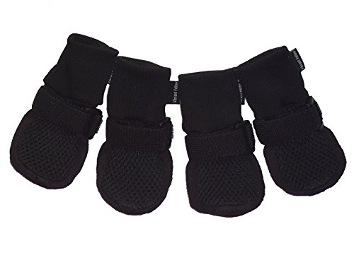 Vibrant Fellow Paw Protector Hundestiefel, atmungsaktiv, schützend und rutschfest, Schwarz, 4 Stück, Größe XS Vibrant Fellow Paw Protector Hundestiefel, atmungsaktiv, schützend und rutschfest, Schwarz, 4 Stück, Größe XS von Vibrant Fellow