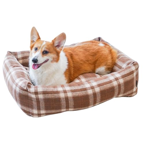 VictorPanda Rechteckiges Hundebett für große und mittelgroße Hunde, Plüsch, rot, kariert, Reißverschluss, abnehmbar, maschinenwaschbar, rutschfeste Unterseite, 89,9 x 63,5 x 25,4 cm VictorPanda Rechteckiges Hundebett für große und mittelgroße Hunde, Plüsch, rot, kariert, Reißverschluss, abnehmbar, maschinenwaschbar, rutschfeste Unterseite, 89,9 x 63,5 x 25,4 cm von VictorPanda