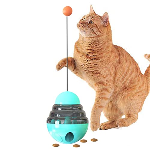 Vigcebit Interaktives Katzenfutter-Spielzeug - Verschleißfester Cat Treat Ball Feeder | Interaktives Haustierspielzeug mit Neckerei für Hunde und Katzen, um langsame Essgewohnheiten von Vigcebit