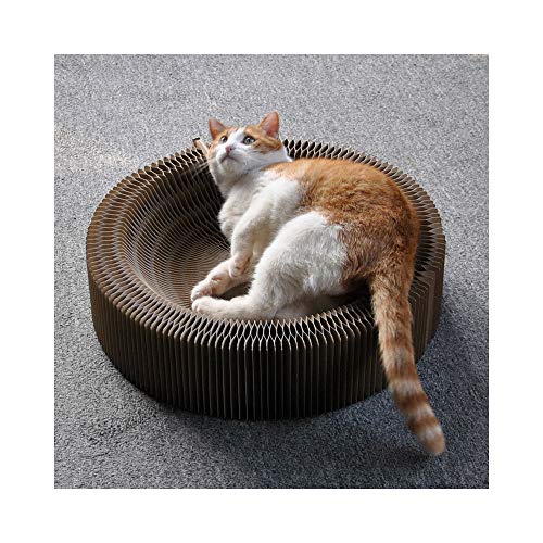 Viminston Zusammenklappbares Katzenbett aus recyceltem Wellpappe von Viminston