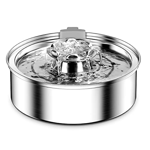 Trinkbrunnen für Katze, VinDox 2L Katzenbrunnen Edelstahl Leise Katzenbrunnen für Katzen Hunde mit Multi-Filtrations Aktivkohle Filter und Pumpe Trinkbrunnen für Katze, VinDox 2L Katzenbrunnen Edelstahl Leise Katzenbrunnen für Katzen Hunde mit Multi-Filtrations Aktivkohle Filter und Pumpe von VinDox