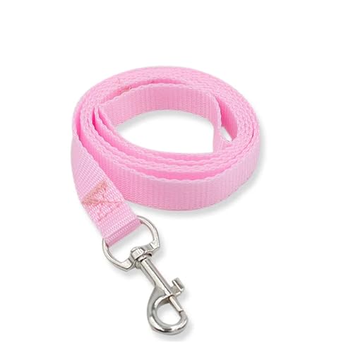 120 x 1,5 cm Nylon-Hundeleine für kleine, mittelgroße und große Hunde, Outdoor, Laufen, Spazierengehen, Training, sicheres Haustierband, Halsband, Geschirr (Farbe: 1610) von VinerY