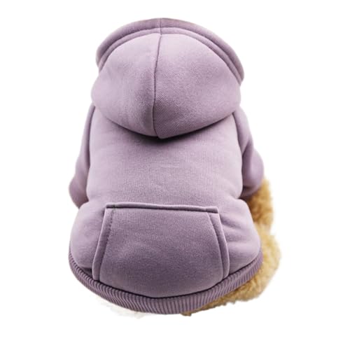 Hundekleidung Herbst Winter Pullover Cowboy Tasche Zweibeinige Kleidung Sportstil Haustierkleidung Hund Katze Kleidung Haustierprodukte (Farbe: Grau, Größe: Haustiergewicht 0,6–1,2 kg) von VinerY