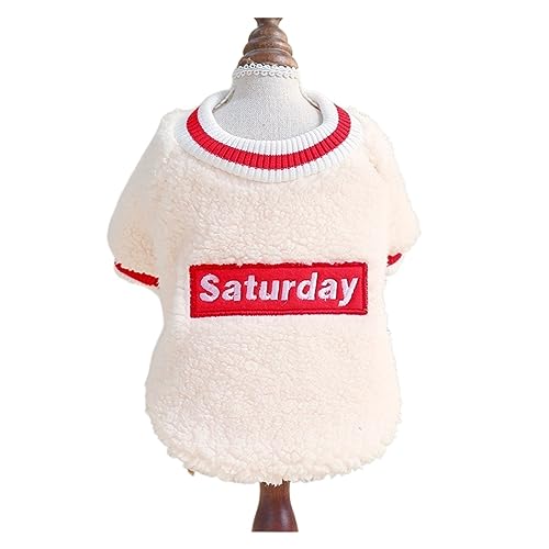 Hundekleidung Winter Hund Katze Mantel Warme Fleece Haustierkleidung Kapuzenmantel Daunenjacke Welpen Haustierkleidung für Hunde Chihuahua Yorkie Mops Outfits (Farbe: B3, Größe: M) von VinerY