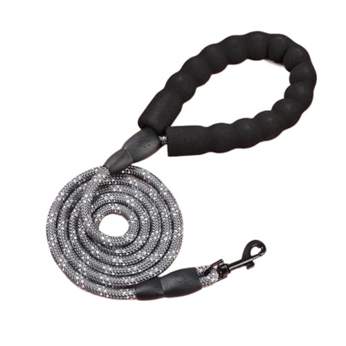 Hundeleine, Nylon, reflektierend, für mittelgroße und kleine und große Hundeleinen, Seile für Haustiere, Zubehör, 120/150/200/300 cm, Farbe: Grau, Größe: 1,2 cm, 3 m Hundeleine, Nylon, reflektierend, für mittelgroße und kleine und große Hundeleinen, Seile für Haustiere, Zubehör, 120/150/200/300 cm, Farbe: Grau, Größe: 1,2 cm, 3 m von VinerY