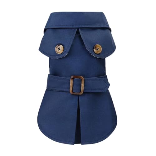 Stil Haustiere Hundekleidung Winter Dicke Jacke Mantel Kostüme Hoodies Kleidung für kleine Welpen, Hunde Katzen Kleidung (Farbe: Blau, Größe: M) von VinerY