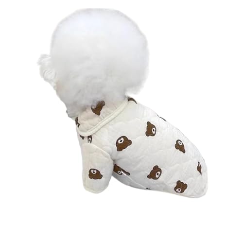 Winter Haustier Hundemantel Kleidung Mode Warme Welpenjacke Teddy VIP Bekleidung York Pudel Shih Tzu Kleine Hunde Outfit Kleidung (Farbe: 3, Größe: M) von VinerY