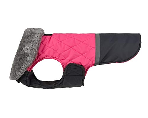 Vinnykud Reflektierend Hundemantel Jacke Plüsch Hundejacke Reversibel für Winter Wasserdicht Winddicht Hundejacke Warm Kleidung Mantel Hundeweste für Kleine Medium Große Hunde Hundepullover von Vinnykud