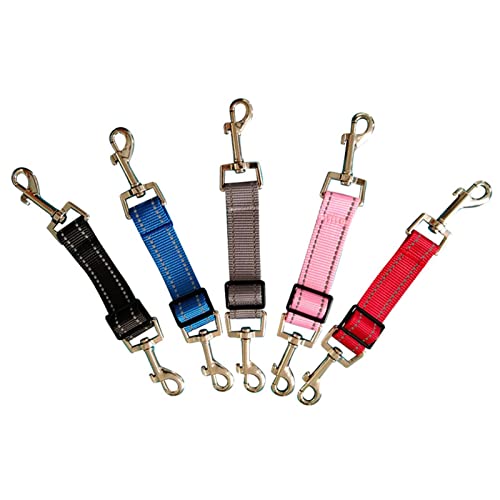 Hundehalsd-Clips, verstellbare Safes, Hundehalsd-Anschluss, doppelseitiger Backcup-Clip-Clip für Hundewelpen, Nylon-Hundehalsd-Leine von Violotoris