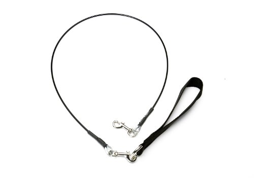 VirChewLy Indestructible Hundeleine für Hunde, 122 cm, Größe XS, Schwarz VirChewLy Indestructible Hundeleine für Hunde, 122 cm, Größe XS, Schwarz von VirChewLy Indestructible