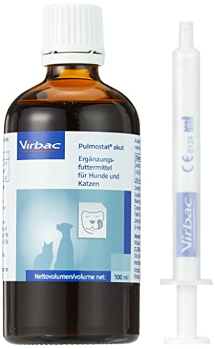Virbac - Pulmostat akut Hustensaft für Hunde und Katzen, 1er Pack (1 x 100 ml) von Virbac