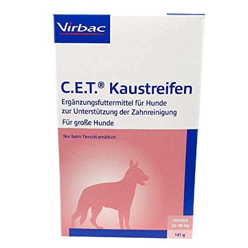 Virbac C.E.T. Kaustreifen für große Hunde (25 bis 40 kg Körpergewicht) - 141g von Virbac Tiergesundheit