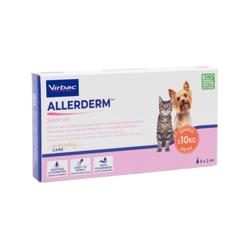 Allerderm Spot-on 6 x 2 ml - (kleine Hunde & Katzen) von Virbac