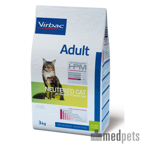 HPM Veterinary Adult Neutered Cat Katzenfutter - 1,5 kg von Virbac