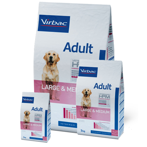 HPM Veterinary Large & Medium Adult Hundefutter - 16 kg von Virbac