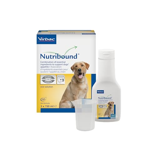 Nutribound Soluzione Orale Appetibile Per Cane 3 Flaconi Da 150 Ml von Virbac