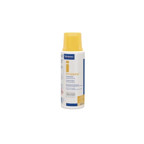 Pyoderm Dermatologisches Shampoo 250 ml für Haut mit mikrobiellem Ungleichgewicht für Hunde und Katzen von Virbac