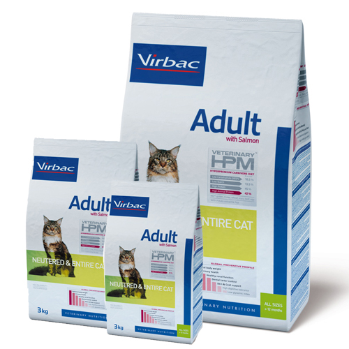 Veterinary HPM Adult Neutered & Entire Cat Katzenfutter - 1,5 kg von Virbac