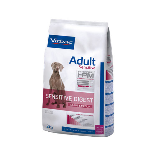 Veterinary HPM Adult Sensitive Digest Hundefutter - 12 kg von Virbac