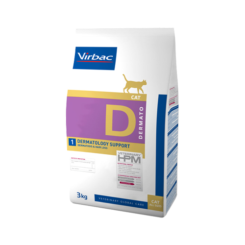 Veterinary HPM Dietetic Cat - Dermato 3 kg von Virbac