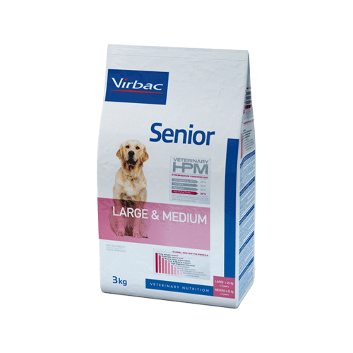 Veterinary HPM Large & Medium Senior Hundefutter - 12 kg von Virbac