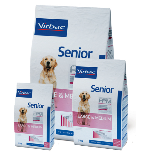 Veterinary HPM Large & Medium Senior Hundefutter - 3 kg von Virbac