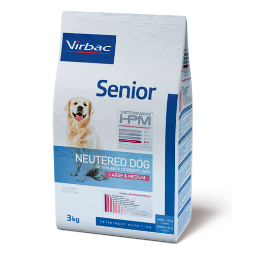 Veterinary HPM Senior Large & Medium Neutered Hundefutter - 1,5 kg von Virbac
