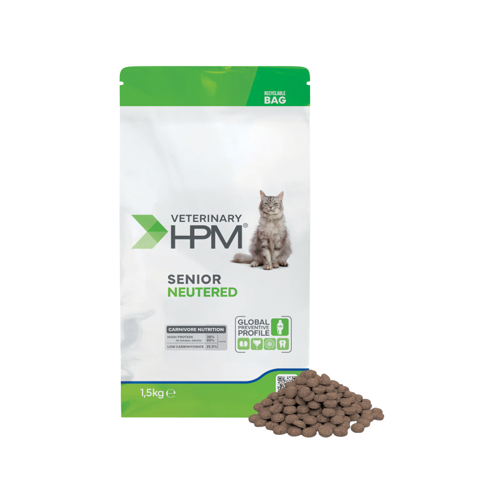 Veterinary HPM - Senior Neutered Cat Katzenfutter - 1,5 kg von Virbac