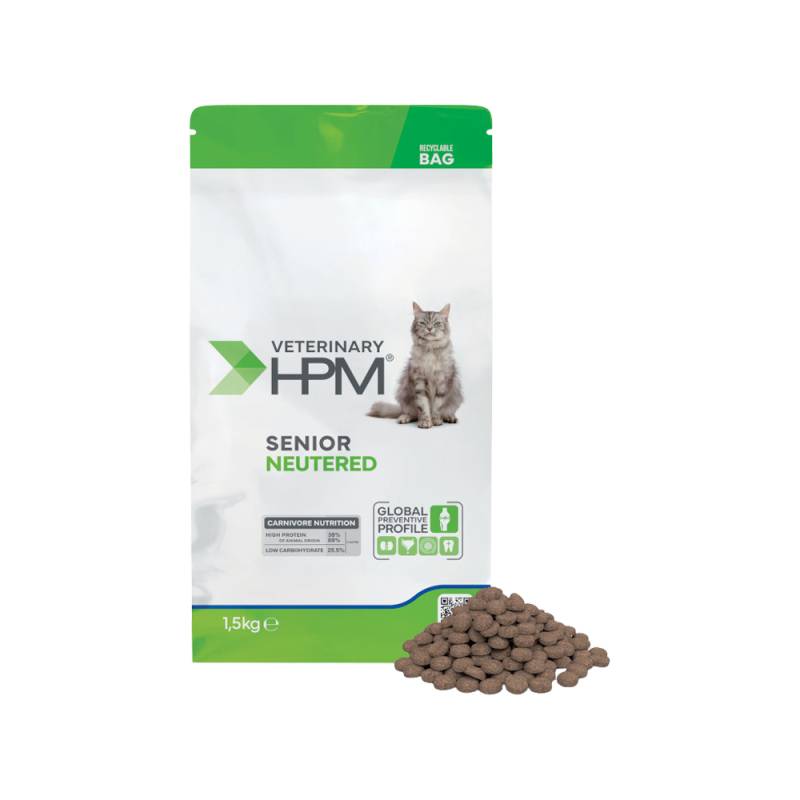 Veterinary HPM - Senior Neutered Cat Katzenfutter - 1,5 kg von Virbac
