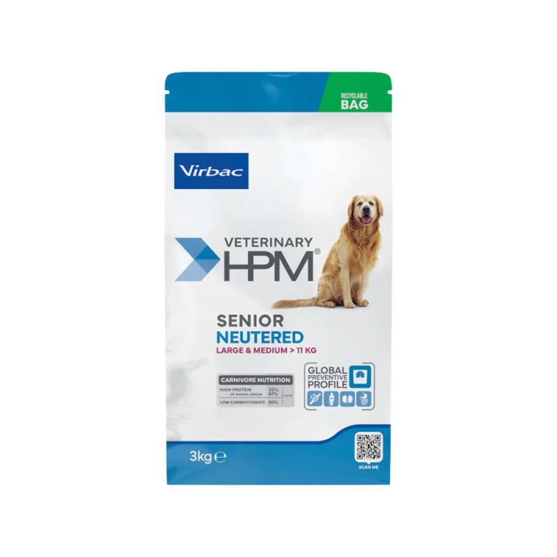 Veterinary HPM - Senior Neutered Dog - Large & Medium Hundefutter - 12 kg Veterinary HPM - Senior Neutered Dog - Large & Medium Hundefutter - 12 kg von Virbac