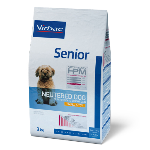 Veterinary HPM Senior Small & Toy Neutered Hundefutter - 3 kg von Virbac