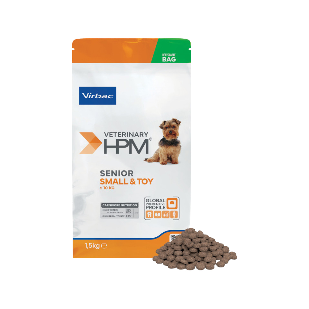 Veterinary HPM - Senior dog - Small & Toy Hundefutter - 1,5 kg Veterinary HPM - Senior dog - Small & Toy Hundefutter - 1,5 kg von Virbac