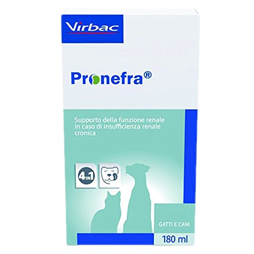 Virbac PRONEFRA 180 ml - für Probleme mit Nierenversagen bei Hunden und Katzen. von Virbac