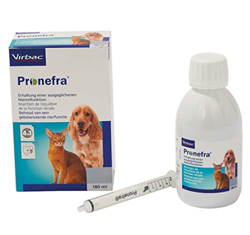 Virbac Pronefra Diät-Ergänzungsfuttermittel für Kleintiere, 1er Pack (1 x 180 ml) von Virbac