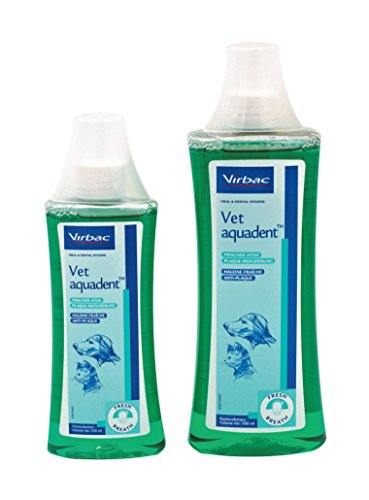 Vet Aquadent soin dentaire pour chiens et chats 500 ml + Gobelet doseur von Virbac