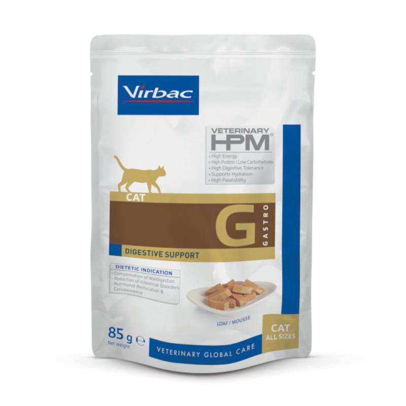 Virbac Veterinary Cat HPM Digestive Support - 12 x 85 g von Virbac