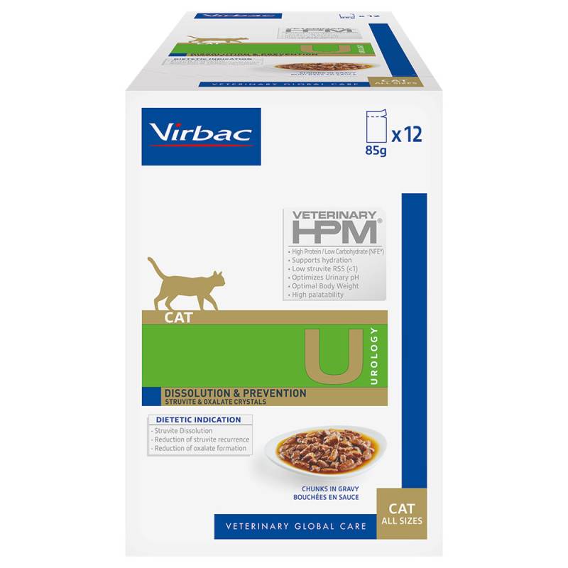 Virbac Veterinary Cat Urology Dissolution & Prevention - 12 x 85 g von Virbac
