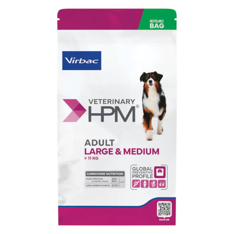 Virbac Veterinary HPM Adult Dog Large & Medium - 12 kg von Virbac