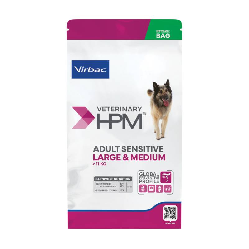 Virbac Veterinary HPM Adult Dog Sensitive Digest Large & Medium - 12 kg von Virbac