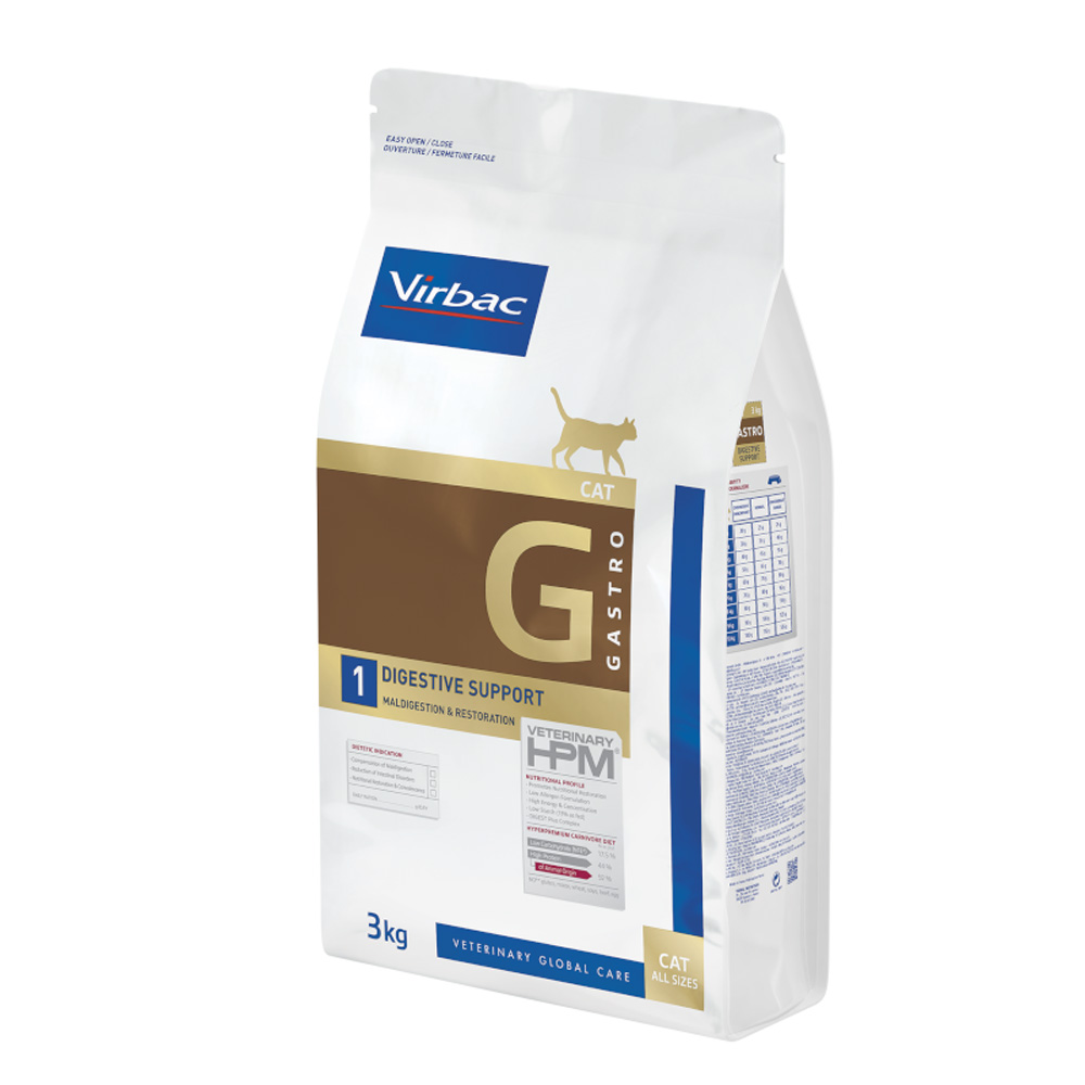 Virbac Veterinary HPM Cat Digestive Support G1 - 3 kg von Virbac