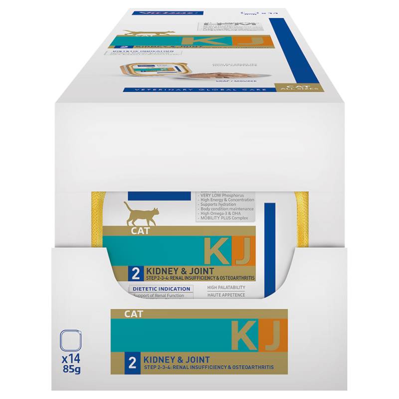 Virbac Veterinary HPM Cat Kidney & Joint KJ2 - 28 x 85 g von Virbac