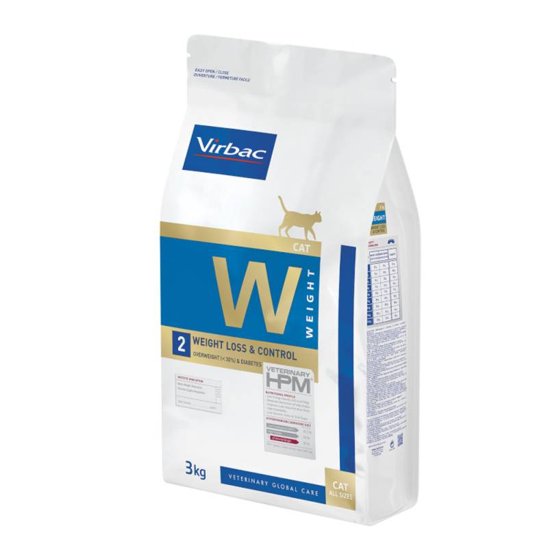 Virbac Veterinary HPM Cat Weight Loss and Control W2 - 3 kg von Virbac