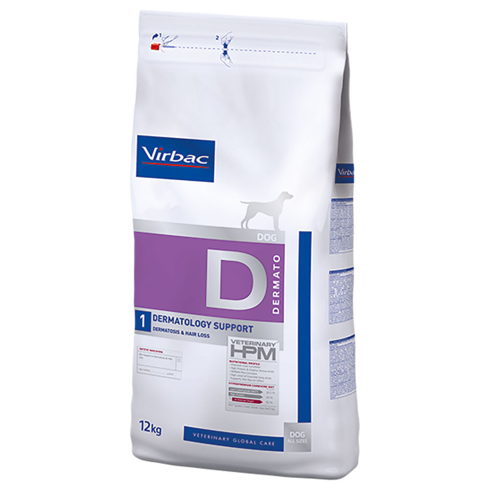Virbac Veterinary HPM Dog Dermatology Support D1 - 12 kg von Virbac