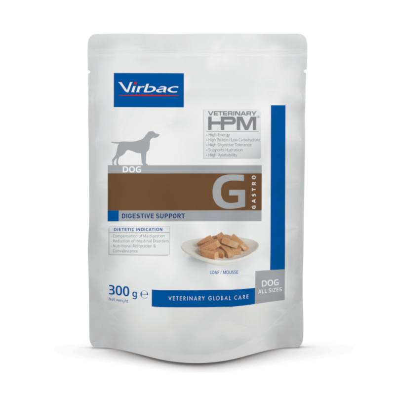 Virbac Veterinary HPM Dog Gastro Digestive Support - Sparpaket: 18 x 300 g von Virbac