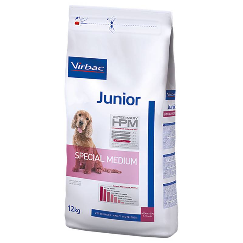 Virbac Veterinary HPM Junior Dog Special Medium - Sparpaket: 2 x 12 kg von Virbac