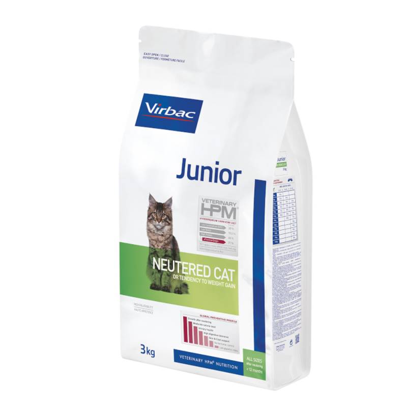 Virbac Veterinary HPM Junior Neutered Cat - 3 kg von Virbac