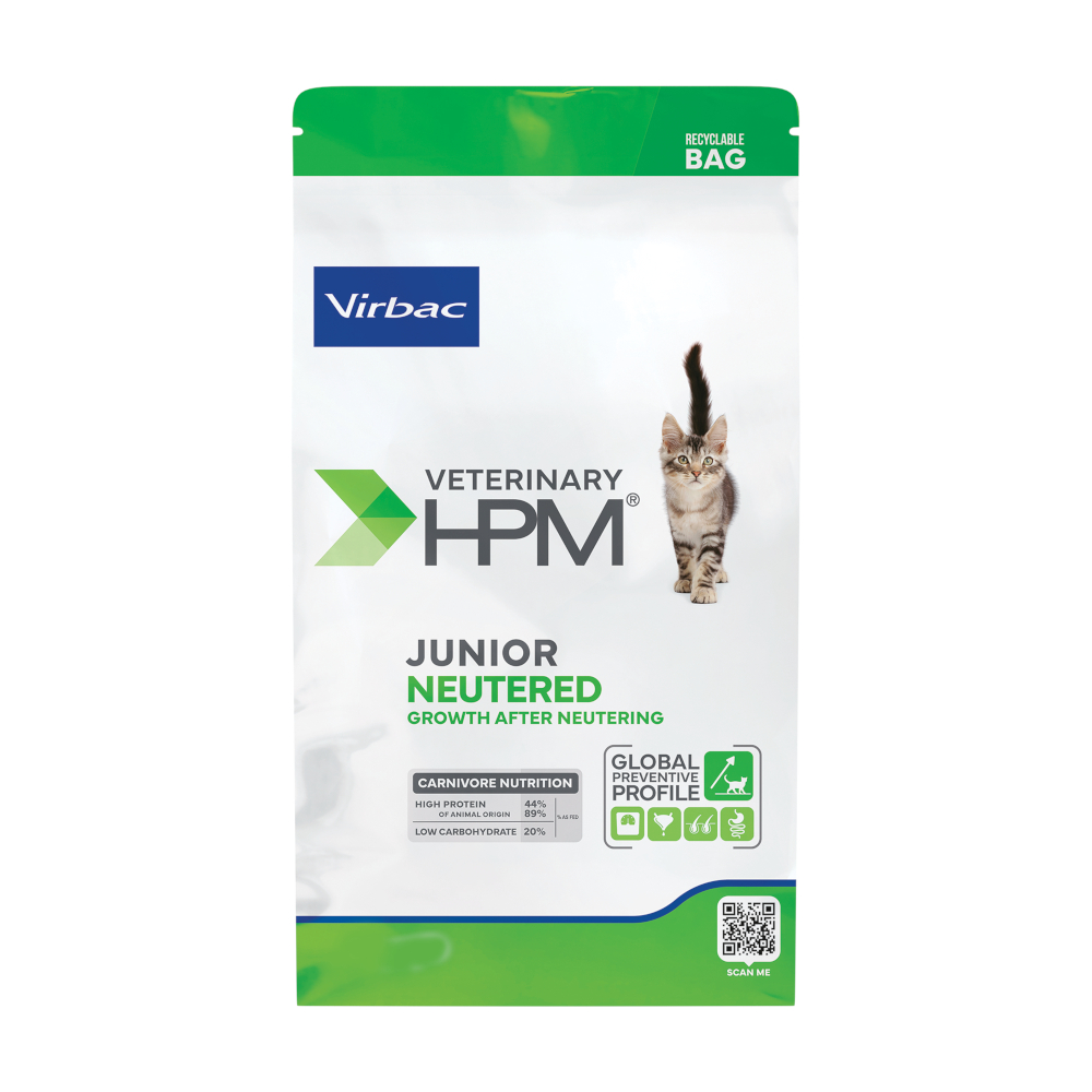 Virbac Veterinary HPM Junior Neutered Cat - Sparpaket: 2 x 3 kg Virbac Veterinary HPM Junior Neutered Cat - Sparpaket: 2 x 3 kg von Virbac